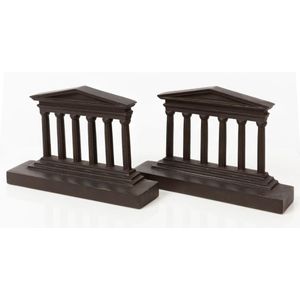 Architectural bookends: Parthenon facade, column architecture…