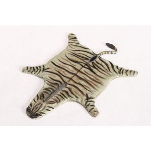 Austrian cold painted bronze zebra skin, with Franz Bergman…