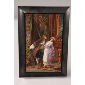 19th century Italian micro mosaic panel, of rectangular form,…