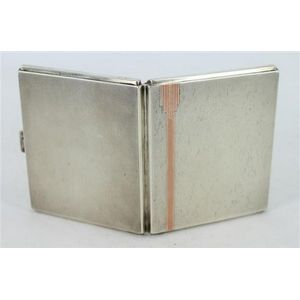 Art Deco Austrian 900 Silver Cigarette Case 1932 