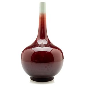 Sang De Boeuf Porcelain Gu Vase