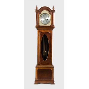 A German longcase grandfather clock, 20th century. 220 cm