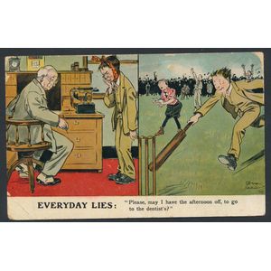 Ephemera & trade cards including cricket postcards (4); Vietnam…