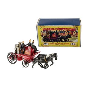 1960s Lesney Y-4 horse drawn fire engine. Models of yesteryear.…