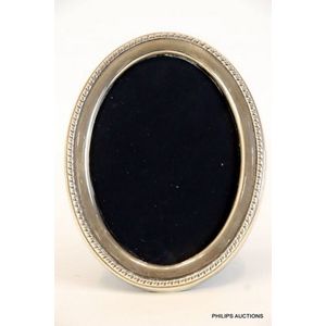 A sterling silver photograph frame, 1987 Sheffield, with…