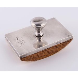 An Australian silver paper blotter, circa 1930s, stamped '925'…