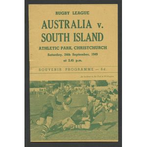 Wellington Rugby Union Programmes 1969-2000