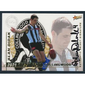 AFL CLUB COLLECTORS TRADING CARDS ALBUM - WESTERN BULLDOGS Inc.10 Pages 