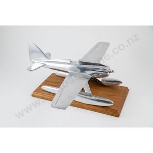 French Schneider style metal trophy model of a Zephyr plane,…