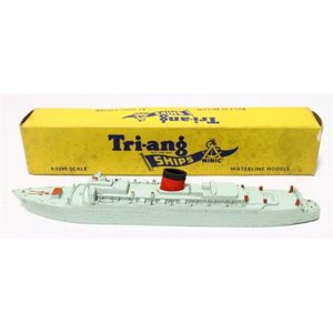 A Tri-ang ships Minic model Ship 'R.M.S. Coronia', M. 701,…
