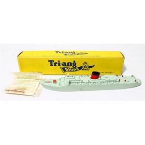 A Tri-ang ships Minic model Ship 'R.M.S. Coronia', M. 701,…