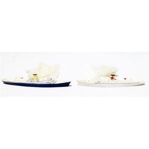 Two Tri-ang ships Minic Minature Royal yacht model ships, each…