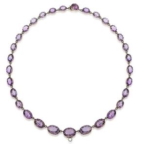 Amethyst necklace - price guide and values