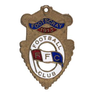 Footscray 1913 Membership badge (by Bentley). Founded in 1877…