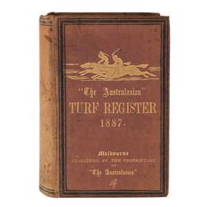 The Australasian Turf Register', 1881 - 1890 complete, (10…