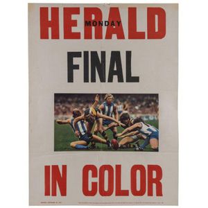 1974 Grand Final 'Post-Mortem' poster: Monday 30 September 1974…