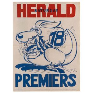 North Melbourne: 1978 original Weg 1978 losing poster, in very…