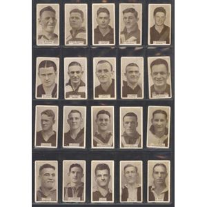 W.D. & H.O. Wills: 1933 'Footballers', almost complete set…