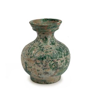 Green Glazed Han Dynasty Earthenware Pot - Asian - Antiquities