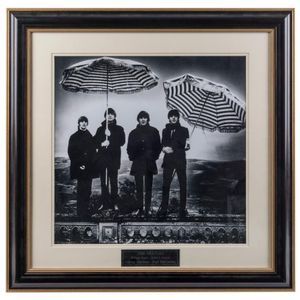 The Beatles: display featuring large colour image of 'The Fab…