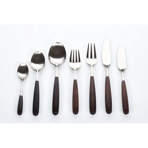 Lauffer Norway, Flatware, setting for six, stainless steel with…