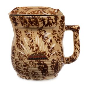 Sunshine Electrix mottled brown glazed electric kettle with…