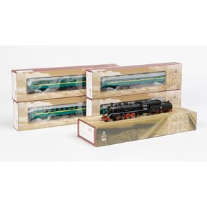 Bachmann china: steam locomotive CS00203 plus coaches CP00302,…