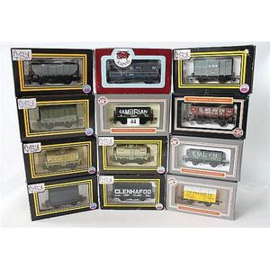 Twelve various Dapol freight models, including 'Esso' fuel…