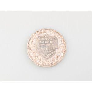 Silver medal, Auckland free school of Art dated 1880 by A.…