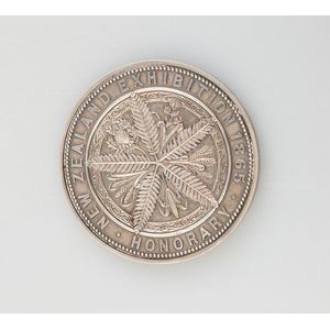 Large silver medal, New Zealand Auckland exhibition Honorary…