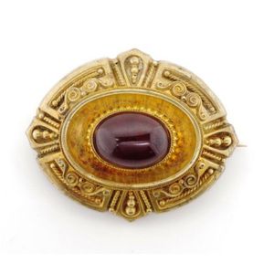 Antique garnet brooch - price guide and values