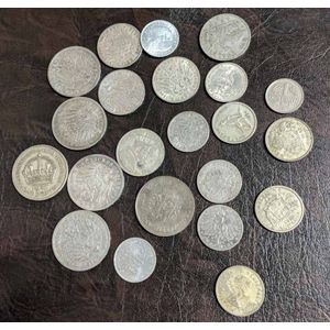 A collection of coins, comprising 1895, 1900 (2), 1914 German…