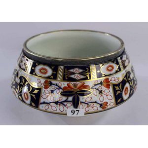 A Taylor & Tunnicliffe Imari pattern float bowl, with silver…