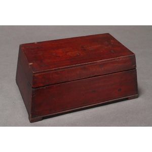19th century timber betel box with brass boxes and betel nut…