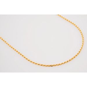 Gold necklace, 22ct yellow gold, with rectangular bars and… - Necklace ...