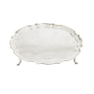 An Elizabeth II silver salver, maker's mark of F Drury Ltd,…