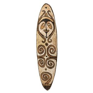 Gope board, Papuan Gulf, Papua New Guinea, carved and incised&hellip;