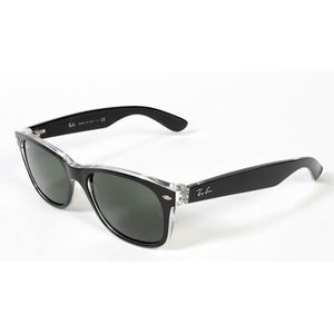 Ray-Ban, black Wayfarer sunglasses with classic acetate frames&hellip;
