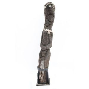 Vanuatu Grade Tree Fern Figure with Steel Mount - S/E Asia, Oceania ...