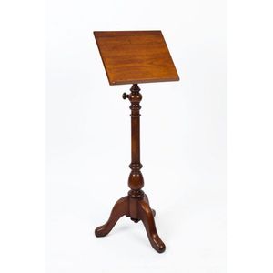 An antique Australian solid cedar music stand with adjustable…