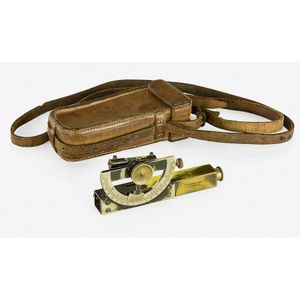 T. Peacock & Son, Auckland, New Zealand brass surveyor's level.…