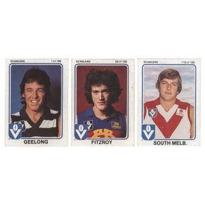1981 Scanlens 'Footballers', complete set of one hundred and&hellip;