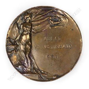 Adele Younghusband historical 1936 bronze medallion from the…