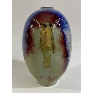 Greg Daly, Tall Bud Vase Form 2008, Lustre & goldleaf over&hellip;