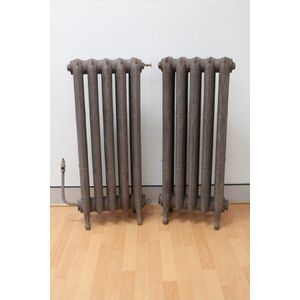 Freanch Radiator Antique French Cast Iron Radiators with Leaf Pattern (2) - Home ...