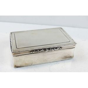 Victorian Sterling Silver Trinket Box - Boxes, Jewellery & Trinket (not ...