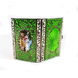 Cigarette Case in Silver and Enamel from Hermès Paris, 20th Century for  sale at Pamono