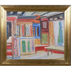 Thorbjorn Lie-Jorgensen (1900-1961, Swedish), interior scene…