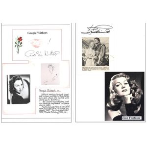 Autographed Actress Collection - Autographs - Memorabilia