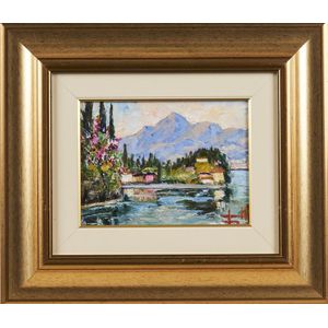 Mariangela Fumagalli Pescallo Di Bellagio, oil on canvas. 16.5…